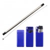 Blue Foldable Metal Straws